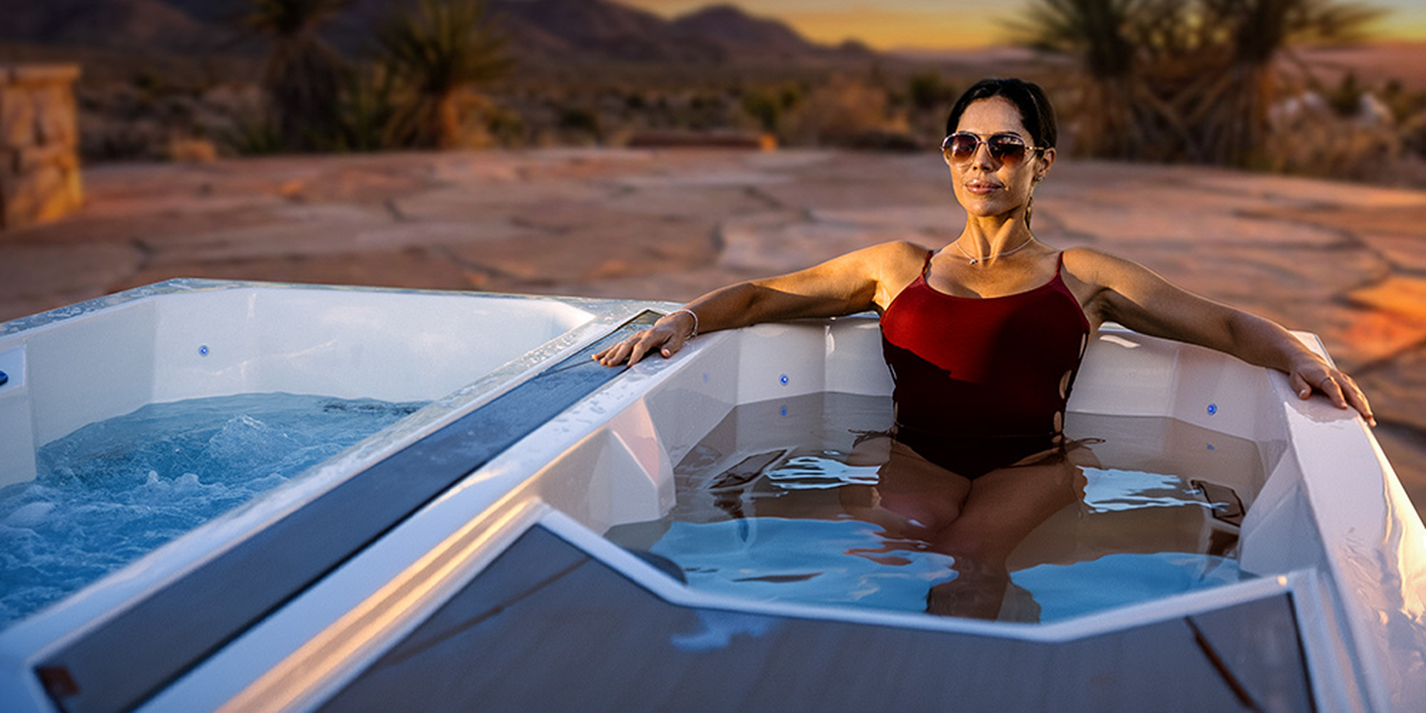 Valaris hot and cold contrast tub